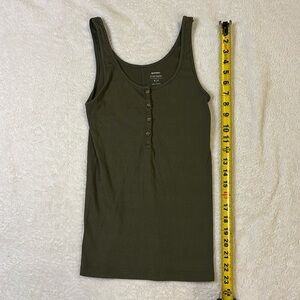 Basic Green tank Old Navy first layer